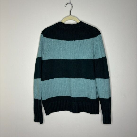 Ann Taylor Womens Color Blocking Sweater green and teal size small - Picture 2 of 7